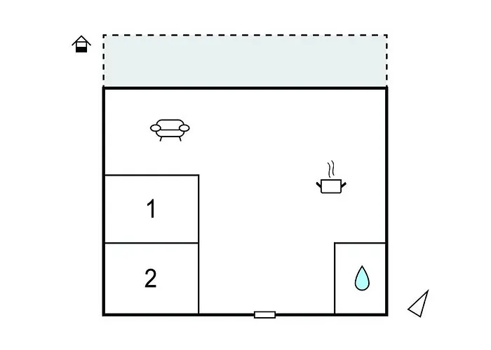 アパート 2 Bedroom Amazing In ヴィル